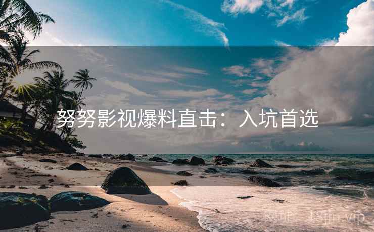 努努影视爆料直击：入坑首选